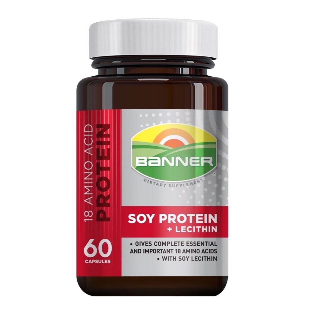 Banner Soy Protein + Lecithin ยาเพิ่มขนาดชาย เบาเทาอาการอ่อนเพลีย ฟื้นฟูร่างกายอย่างเป็นธรรมชาติ